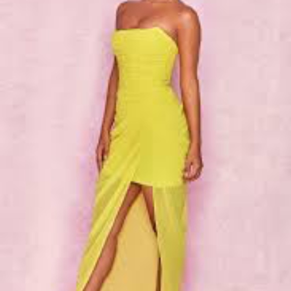 COPY - House of CB Paloma Chiffon Draped Corset Dress - Picture 3 of 3